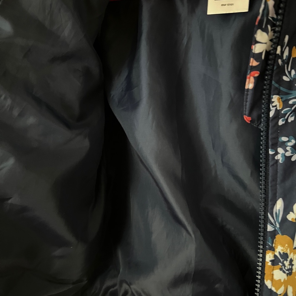 Carter's Kids Floral Jacket - Navy and Pink - Picture 8 of 8